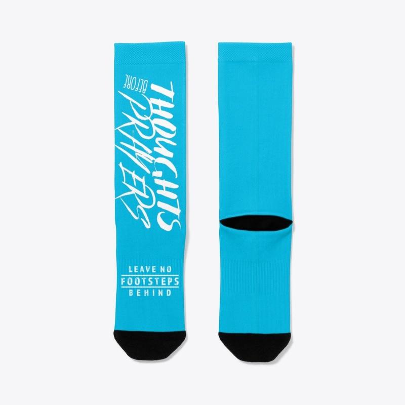 "Leave No Footsteps Behind" Socks